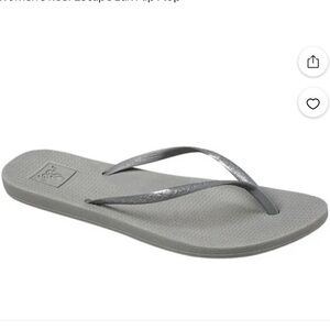 Reef Gray Escape Lux Flip Flop in Pewter 🩴 Size 8